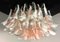 Italian Murano Petal Chandeliers, 1990s, Set of 2 3