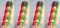 Apliques Triedri italianos de cristal de Murano multicolor al estilo de Venini, años 90. Juego de 4, Imagen 3