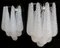 Italian Wall Sconces in Murano Glass, 1970s, Set of 4 3