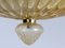 Large Ceiling Lamps in the Style of Barovier & Toso, 1980s, Set of 2 5