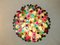 Lampadario Triedri multicolore, anni '80, Immagine 9