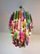 Lámpara de araña Triedri multicolor, años 80, Imagen 10