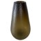 Battuto Nido D’Ape Amber Vase in the style of Carlo Scarpa, 1940s 1