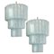 Tronchi Chandeliers in the style ofToni Zuccheri for Venini, Murano, Set of 2 1