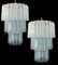 Tronchi Chandeliers in the style ofToni Zuccheri for Venini, Murano, Set of 2 2