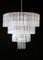 Tronchi Chandelier by Toni Zuccheri for Venini, Murano, Set of 2 2