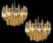 Lámparas de araña italianas vintage de Murano. Juego de 2, Imagen 10