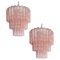 Murano Tronchi Chandeliers in the Style of Toni Zuccheri for Venini, Set of 2 1