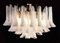 Lámparas de araña de cristal de Murano con pétalos blancos. Juego de 2, Imagen 10