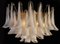 Lámparas de araña de cristal de Murano con pétalos blancos. Juego de 2, Imagen 16
