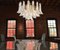 Lampadari in vetro di Murano bianco, set di 2, Immagine 4