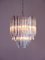 Venini Style Chandeliers in Murano with 92 Trasparent Prism, 1990 9