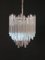 Venini Style Chandeliers in Murano with 92 Trasparent Prism, 1990 3
