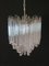Venini Style Chandeliers in Murano with 92 Trasparent Prism, 1990 4