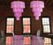 Tronchi Chandeliers in Murano by Toni Zuccheri for Venini, Set of 2 2