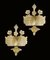 Mid-Century Grand Hotel Sconces from Barovier & Toso, 1960s, Set of 3 2