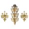 Mid-Century Grand Hotel Sconces from Barovier & Toso, 1960s, Set of 3 1