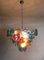 Italian Chandeliers with 50 Multicolored Murano Glass Discs, Set of 2 14