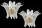 Italian Palmette Murano Sconces in Barovier & Toso Style, Set of 4, Image 2