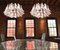 Lampade da soffitto a forma di petalo, Italia, set di 2, Immagine 2