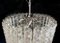 Lámpara de araña grande de tubos de cristal de Murano de tres niveles. Juego de 2, Imagen 12