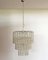 Large Three-Tier Murano Glass Tube Chandelier, Set of 2 15