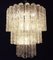 Large Three-Tier Murano Glass Tube Chandelier, Set of 2 9
