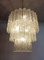 Large Three-Tier Murano Glass Tube Chandelier, Set of 2 6