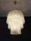 Large Three-Tier Murano Glass Tube Chandelier, Set of 2 10