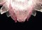 Lampe à Suspension Murano Verres Transparents et Améthyste, Italie, Set de 2 15