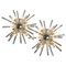 Crystal Prism Sputnik Chandeliers, Murano, 1990, Set of 2 1