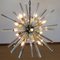 Crystal Prism Sputnik Chandeliers, Murano, 1990, Set of 2 6