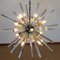 Lámparas de araña Crystal Prism Sputnik, Murano, 1990. Juego de 2, Imagen 6