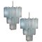 Tronchi Chandeliers in the Style of Toni Zuccheri for Venini, Murano, Set of 2 1
