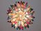Multi-Color Triedri Chandeliers in Murano, 1970s, Set of 2, Image 10