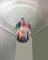 Lámparas de araña Triedri multicolor de Murano, años 70. Juego de 2, Imagen 17