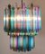 Multi-Color Triedri Chandeliers in Murano, 1970s, Set of 2, Image 5