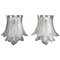 Italian Felci Leaf Sconces in the style of Barovier & Toso, Set of 2 1