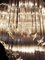 Lámparas de araña de Murano italianas Quadriedri con marco de metal dorado. Juego de 2, Imagen 16