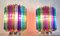 Lámparas de mesa Quadriedri multicolores, Murano, años 90. Juego de 2, Imagen 2