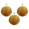 Quadriedri Murano Glass Chandeliers, Set of 3, Image 1