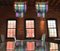 Lampade da soffitto Triedri multicolori, anni '70, set di 2, Immagine 2