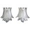 Italian Felci Leaf Sconces in the Style of Barovier & Toso, Murano, Set of 2 1