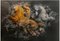 Giuseppe Colin, Cavallo sul cielo nero, 1990, Pittura, Immagine 1