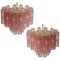 Tronchi Chandeliers in the Style of Toni Zuccheri for Venini, Murano, 1980, Set of 2 1