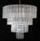 Lámparas de araña de cristal de Murano en of Style Toni Zuccheri para Venini. Juego de 2, Imagen 7