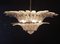 Italian Palmette Chandelier Pendants, Murano, Set of 3, Image 2