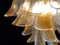 Lampadari a forma di petali ambrati, Murano, Italia, set di 2, Immagine 8