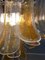 Lampadari a forma di petali ambrati, Murano, Italia, set di 2, Immagine 20