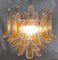 Italian Amber Petal Chandeliers, Murano, Set of 2 15